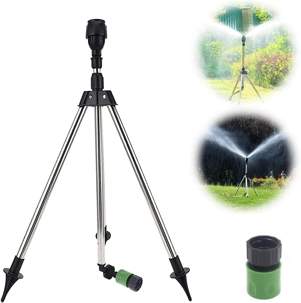 Rotating Tripod Sprinkler, 2023 New Impact Telescoping