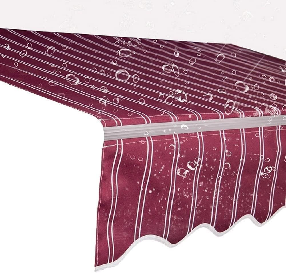 Toile de rechange auvent terrasse polyester imperméable haut de gamme 700x400 cm pour grand store