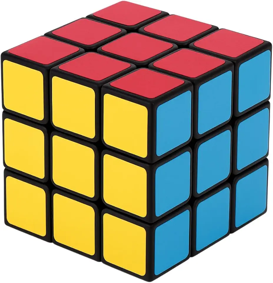 Cubo Mágico 3x3x3 Tamanho 6,5cmx6,5cm Treinamento Habilidades Cognitivas Motoras Brinquedo Quebra Cabeça 3D Tridimensional Foco Antiestresse Interativo Educativos Concentração Memória Atenção Premium