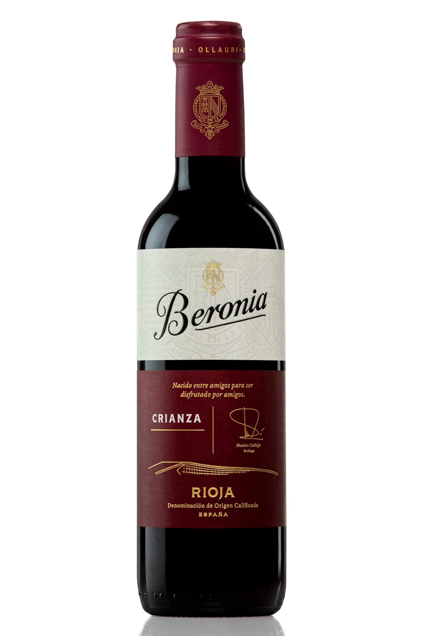 Beronia Rioja Crianza - Spanish Red Wine, Half Bottle, 37.5 cl