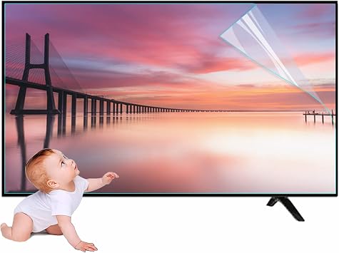 XRRX 32-75 Inch TV Anti-Blue Light Matte Filter - Anti Glare TV Screen Protector Anti UV Anti-Reflection Rate Up to 90%, Relieve Eye Strain for TCL/Samsung/Toshiba/Sony/LG/Hisense / 43in942x529mm