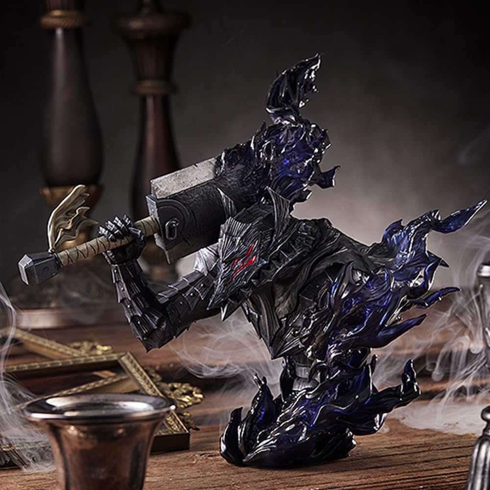 REOZIGN Berserk - Guts Anime Figures Modello 25 cm / 9,8 pollici Guts Battle Versione Danneggiata Personaggio Statua Giocattolo Ufficio Collezioni Decorazioni Bambini Regalo