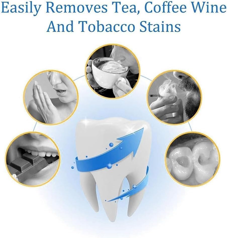 Image of Magic Teeth Whitening Deluxe Powder, Stain Removal, Mint Flavor