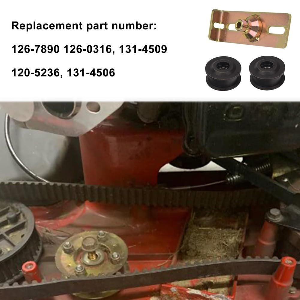 Kit de poleas y tensores para cortacésped Toro reemplaza 126-7890 126-5880 126-0316 131-4506 131-4509 120-5236 juego de piezas de cubierta de metal