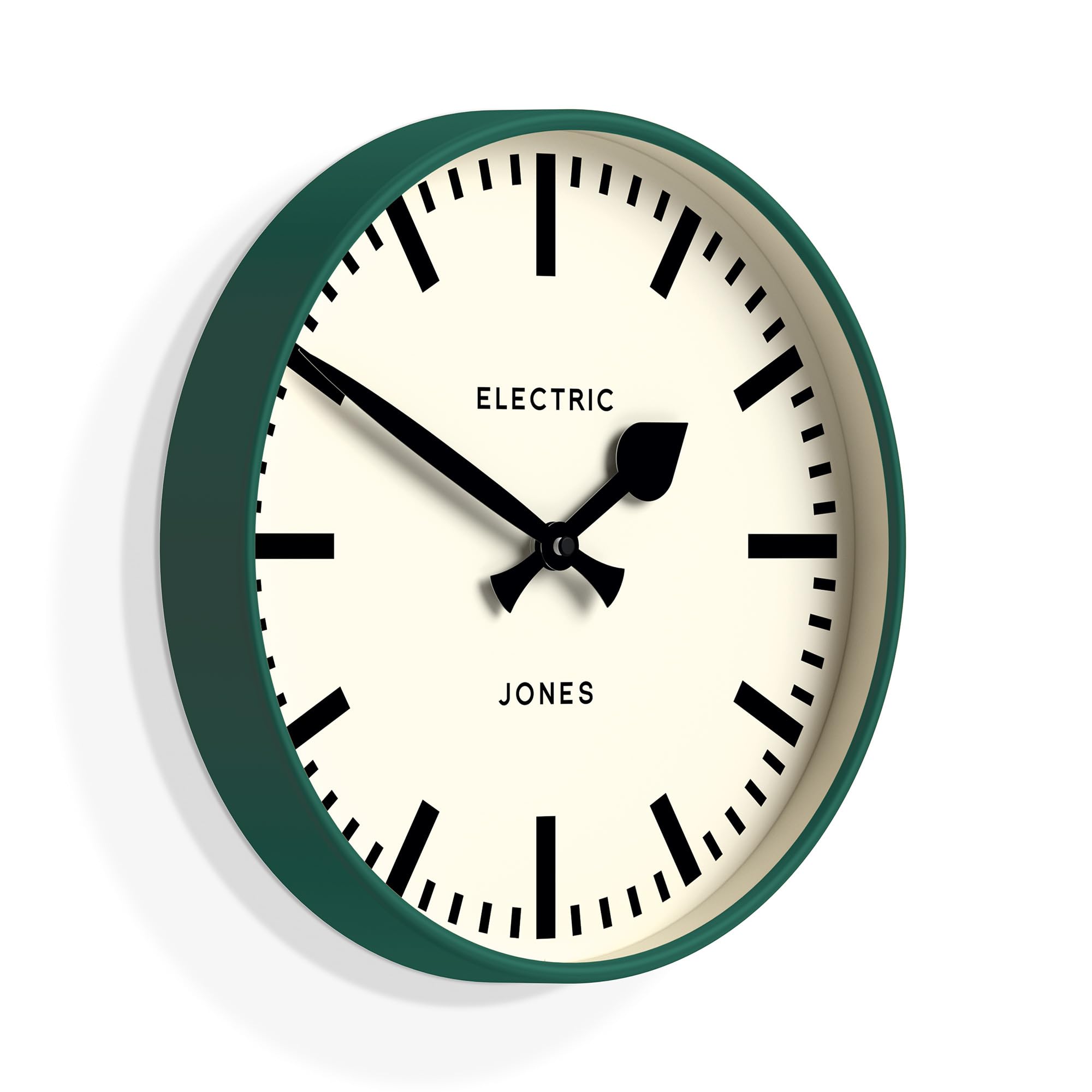 Jones Clocks® Tiger wall clock, Dark Green, 30 x 30 x 4.5 cm - Image 2
