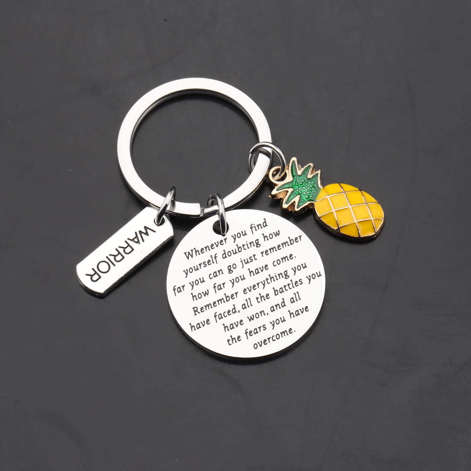 Lywjyb Birdgot Pineapple Gifts IVF Warrior Pineapple Keychain Encouragement Gift for Women