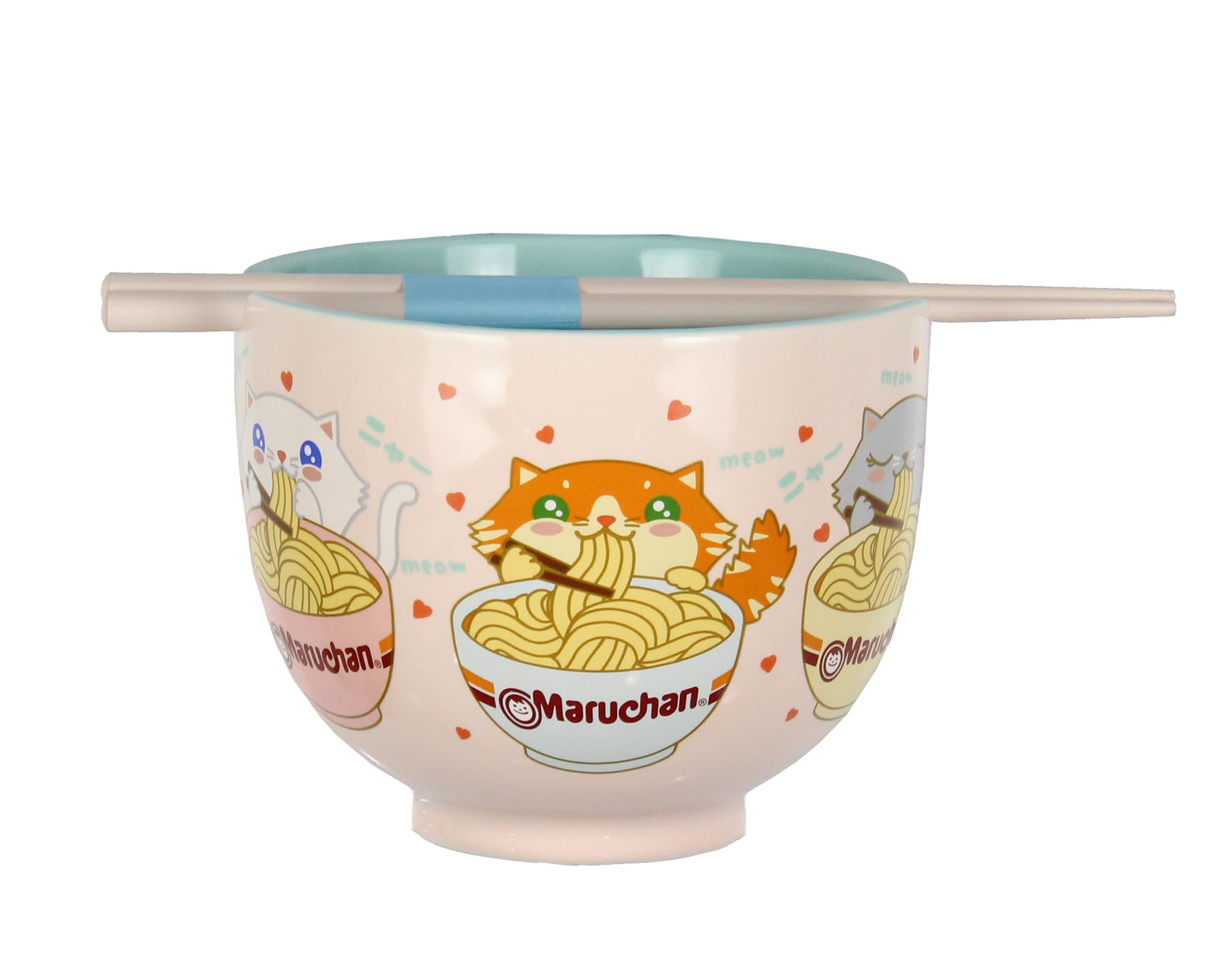 Amazon.com: Mad Engine Ramen Bowl Maruchan Kawaii Cats Microwave Amazon.com: Mad Engine Ramen Bowl Maruchan Kawaii Cats Microwave