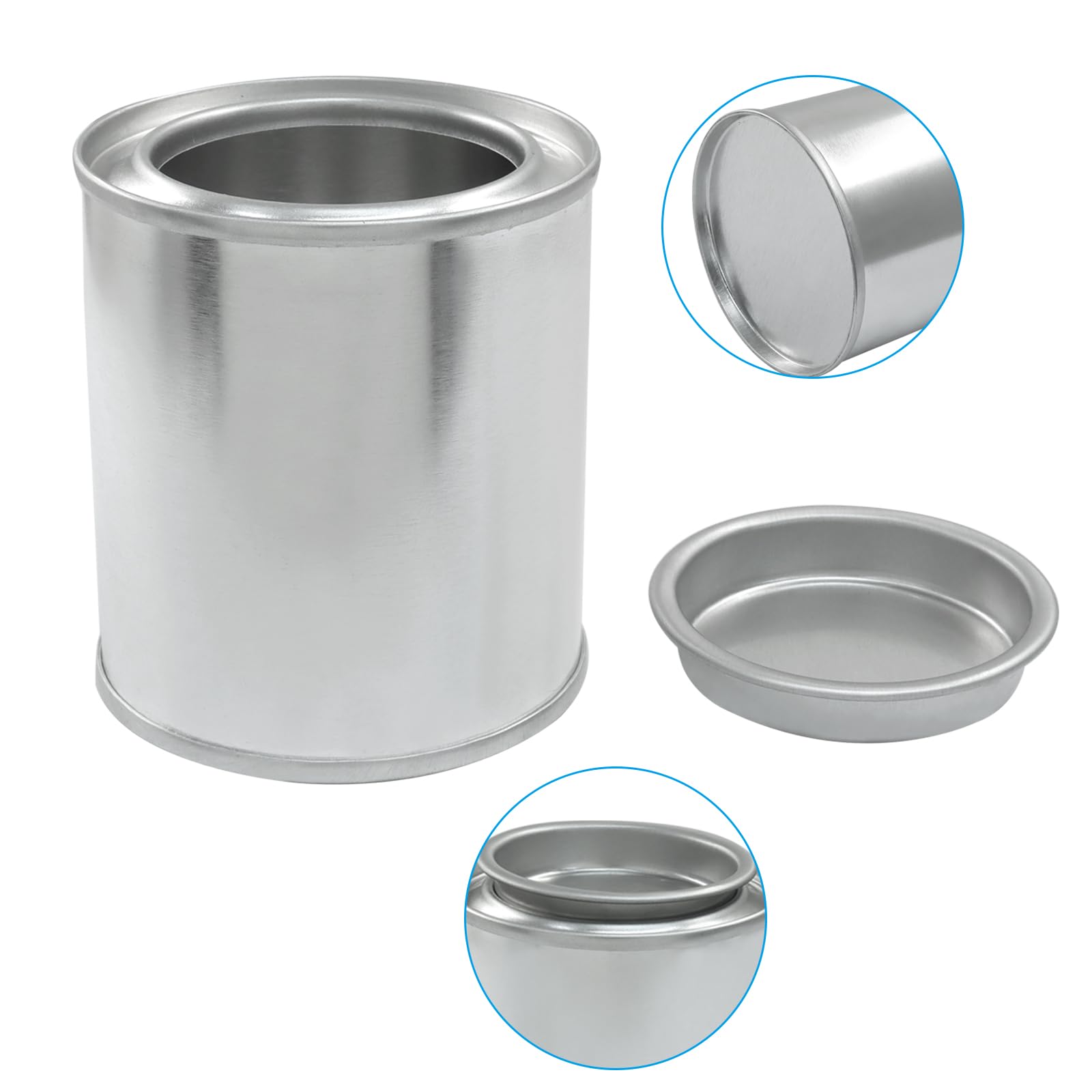 8 Pack Empty Paint Cans with Lids, 1/4 Pint Paint Cans — Amazon image 4