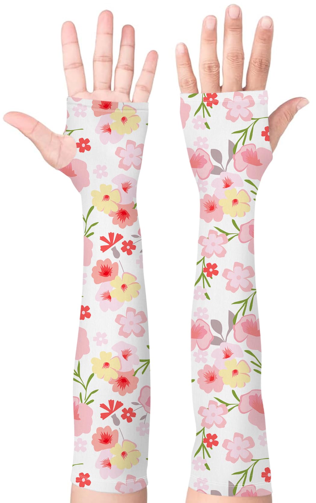 Gardening Sleeves for Women UV Sun Protection with Thumb Hole Anti-Scratch