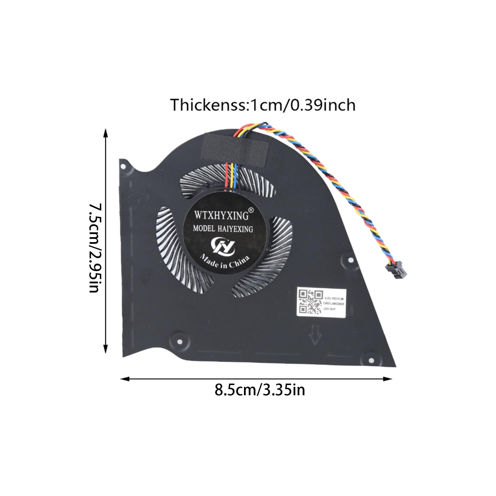 Laptop CPU GPU Ventola Raffreddamento DC12V 1A 4Pin Radiatori per Zephyrus S GX531 GX531GM GX531GX Ventola Raffreddamento per Laptop