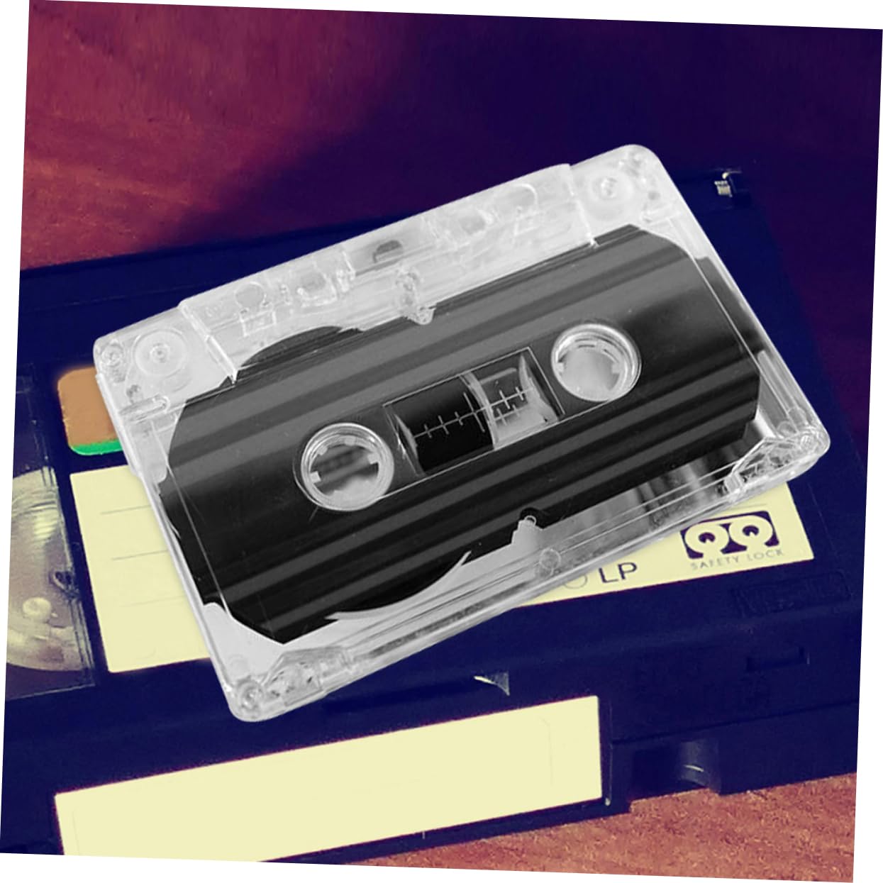 jojofuny Support De Cassette Plastique Transparent Lot De 6 Boîtes De Rangement pour Cassettes Audio Compactes Protection Et Organisation pour Bureau Et Maison