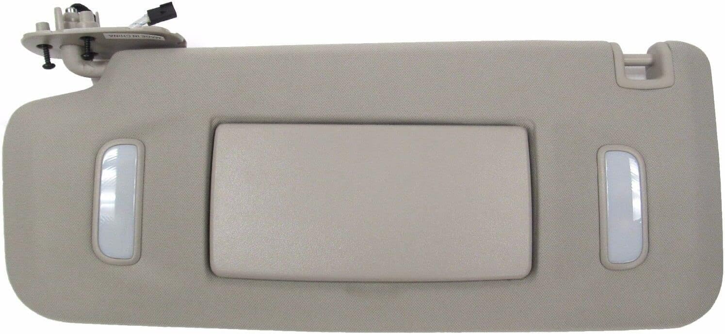 OEM NEW Interior Driver Side Sun Visor Shade Gray 07-14 Chevrolet GMC 22850306