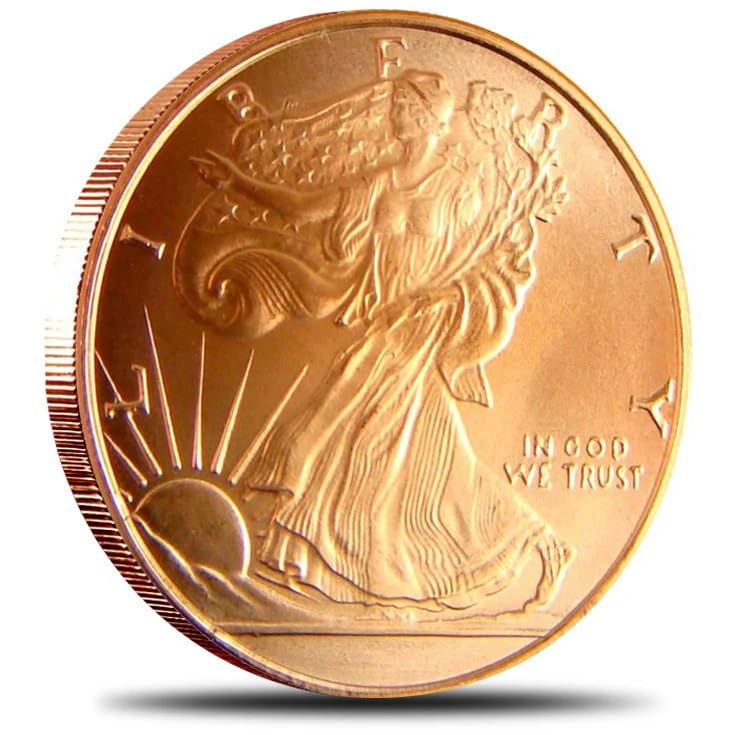 Amazon.com: Wisemen Trading 1 oz Copper Round .999 Pure - Walking
