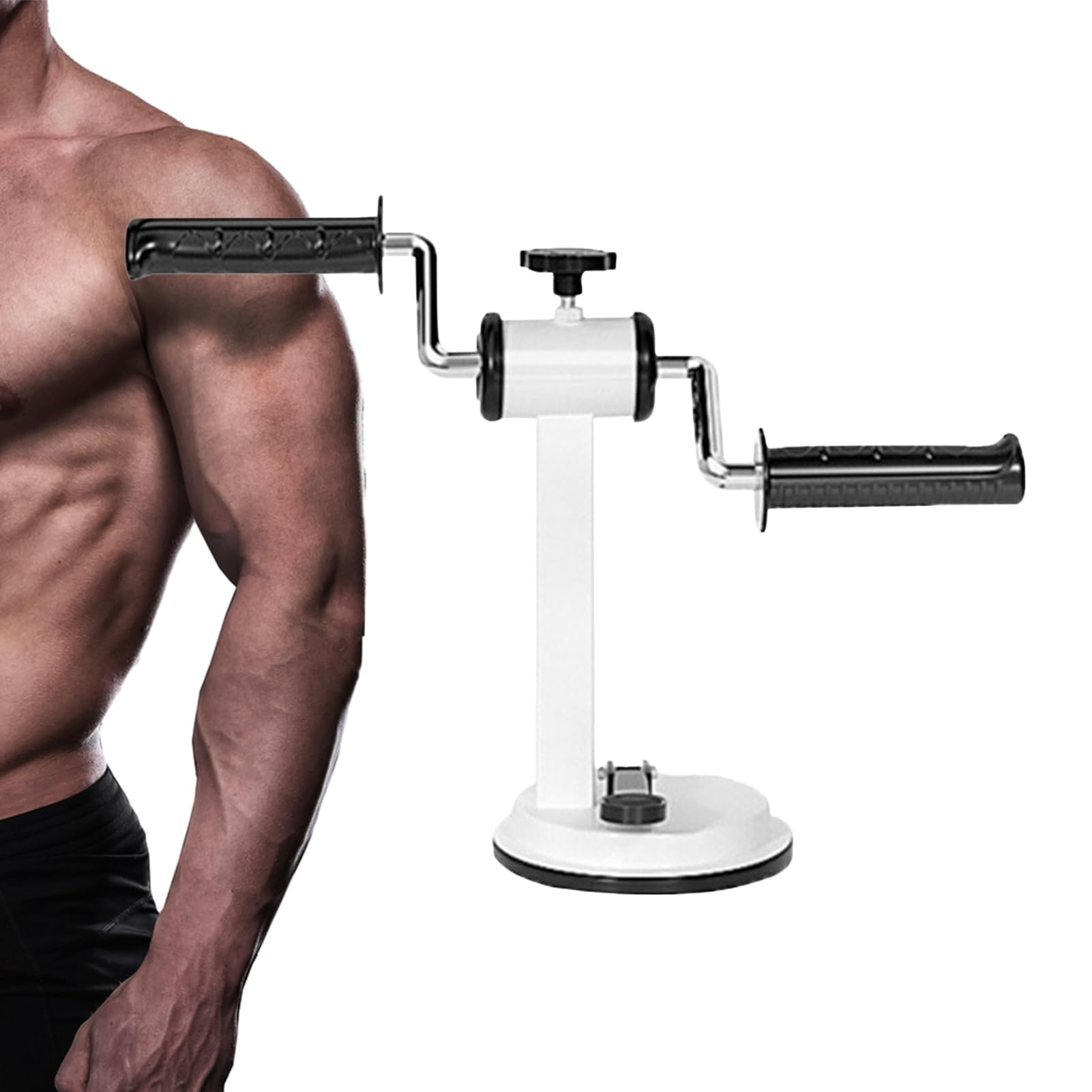 Attrezzatura Per Esercizi Braccia | Attrezzo Riabilitativo Per Mano E Avambraccio | Attrezzo Fitness con Resistenza Regolabile e Ventosa per Tonificazione Muscolare