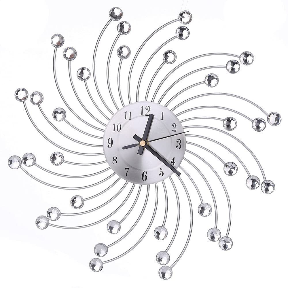 Horloge murale métal TUSUOD au design épuré pour intérieur