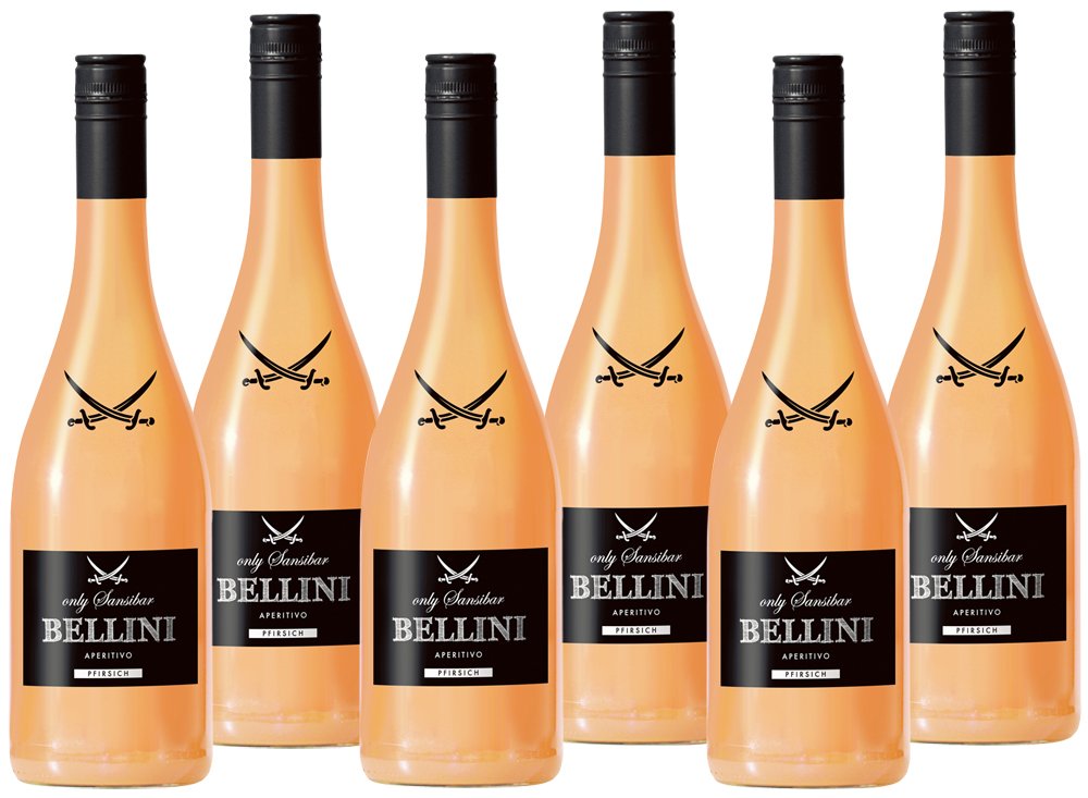 Gerstacker Sansibar Bellini Pfirsich Cocktail (6 x 0.75 l)