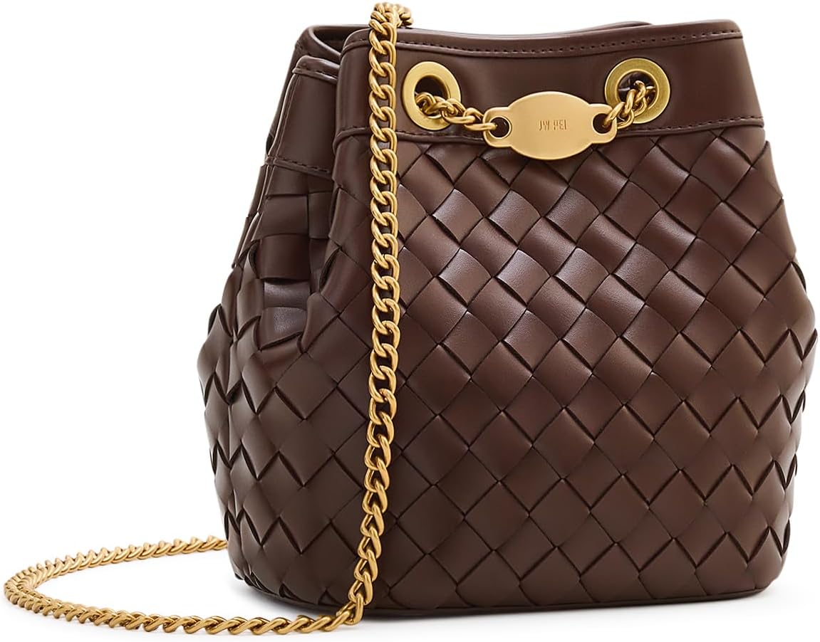 JW PEI Women's Yara Hand-Woven Bucket Bag