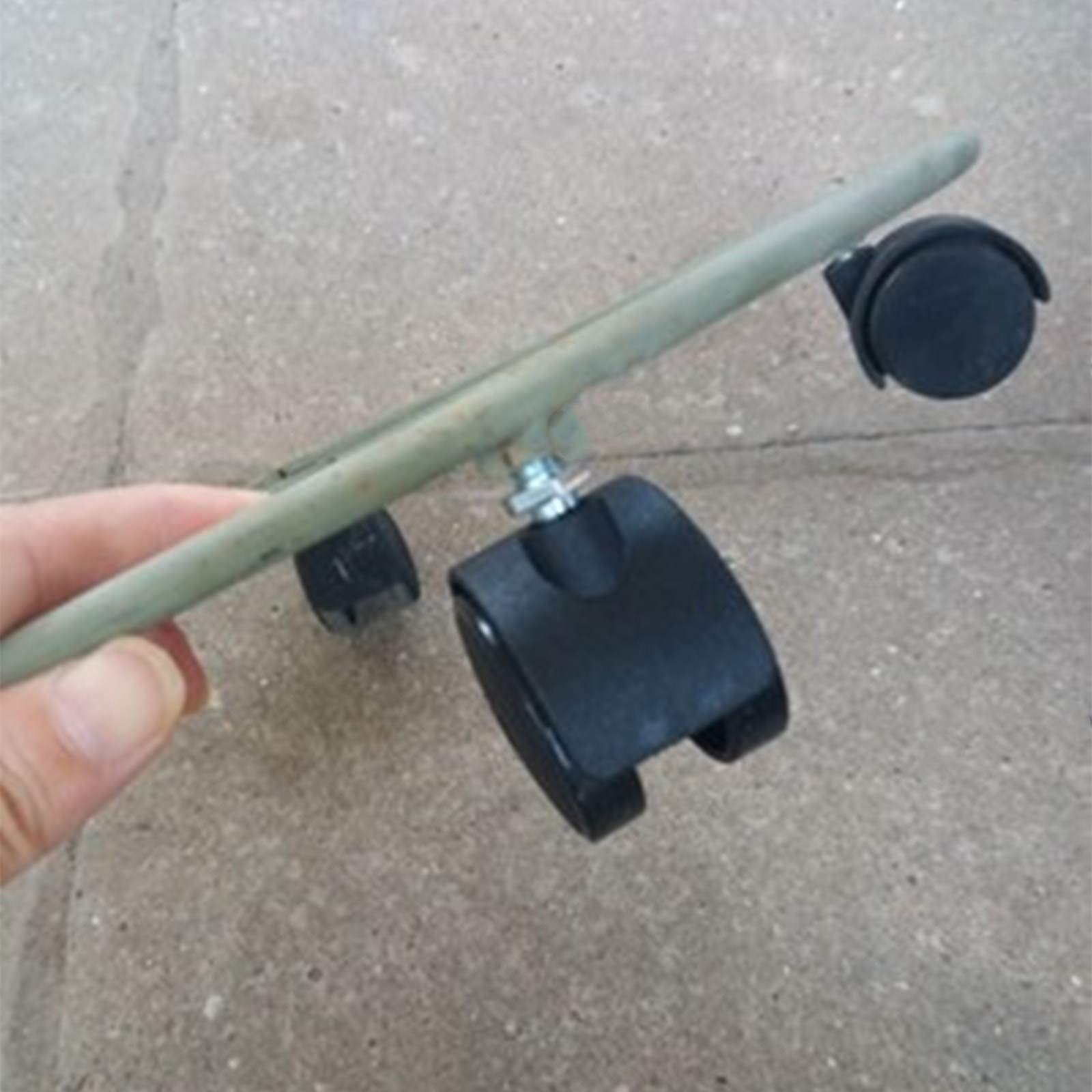 Ruote girevoli universali per Sedia Ruote di Ricambio per sedie da Ufficio, rotelle per mobili per carrelli, girevoli a 360°, Protezione per Pavimenti in Legno, Moquette, Stelo Fil