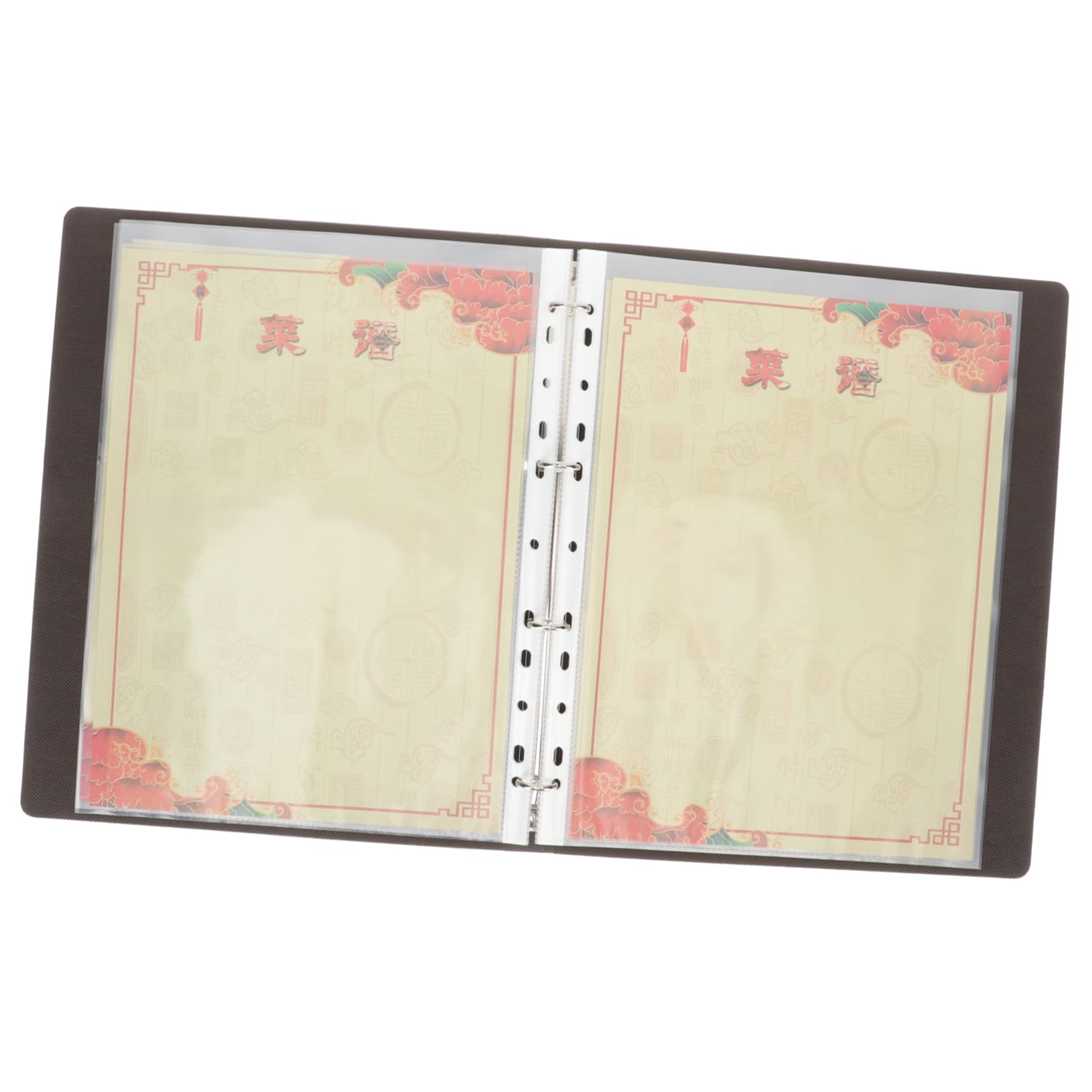 Alipis Restaurant Menu Binder 4x6 Recipe Cards Holder Family Recipe Binder Menu Sleeves Restaurant Supply