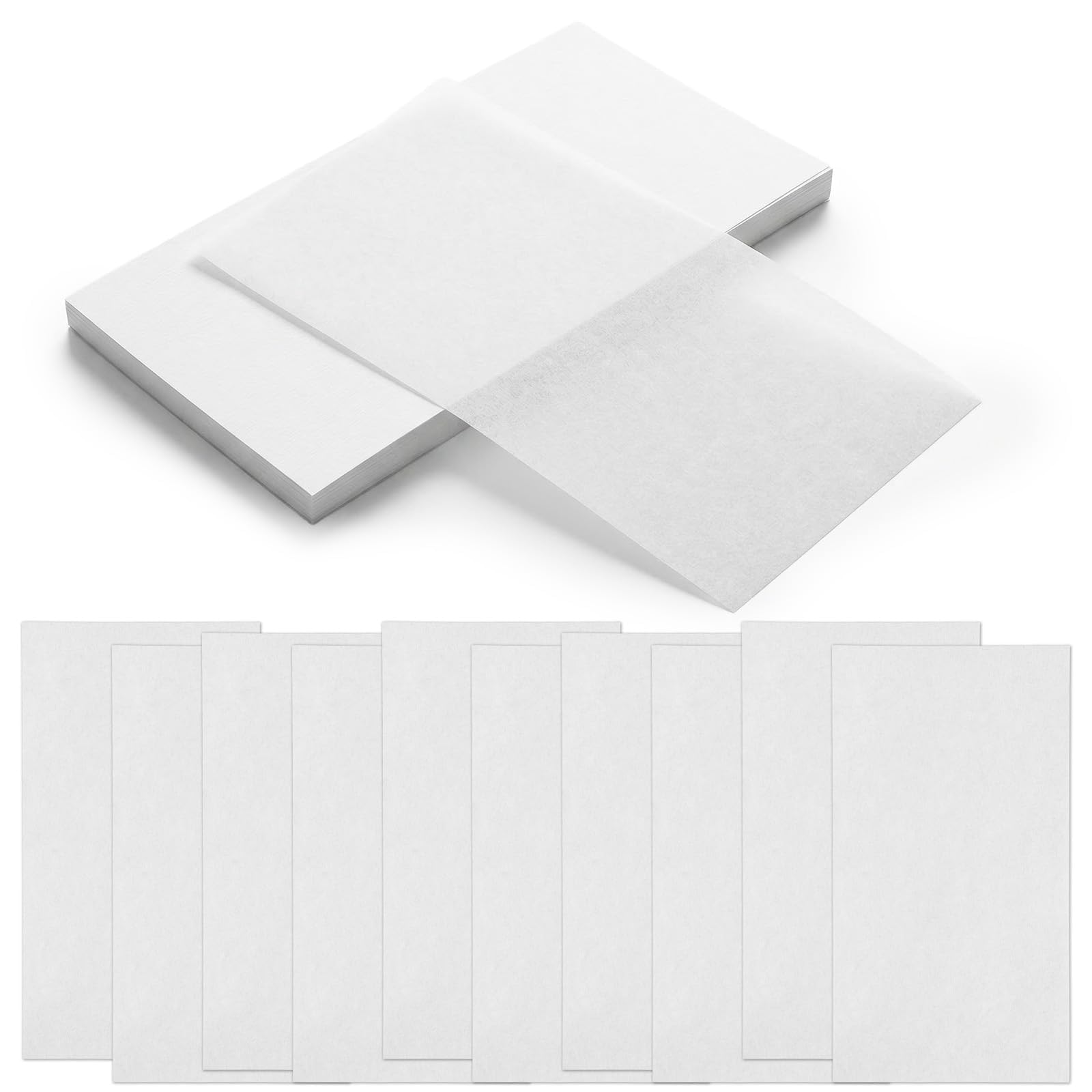 Papel para Permanente 200 Piezas 15x8 cm Desechable Resistente al Calor Frío y Calor