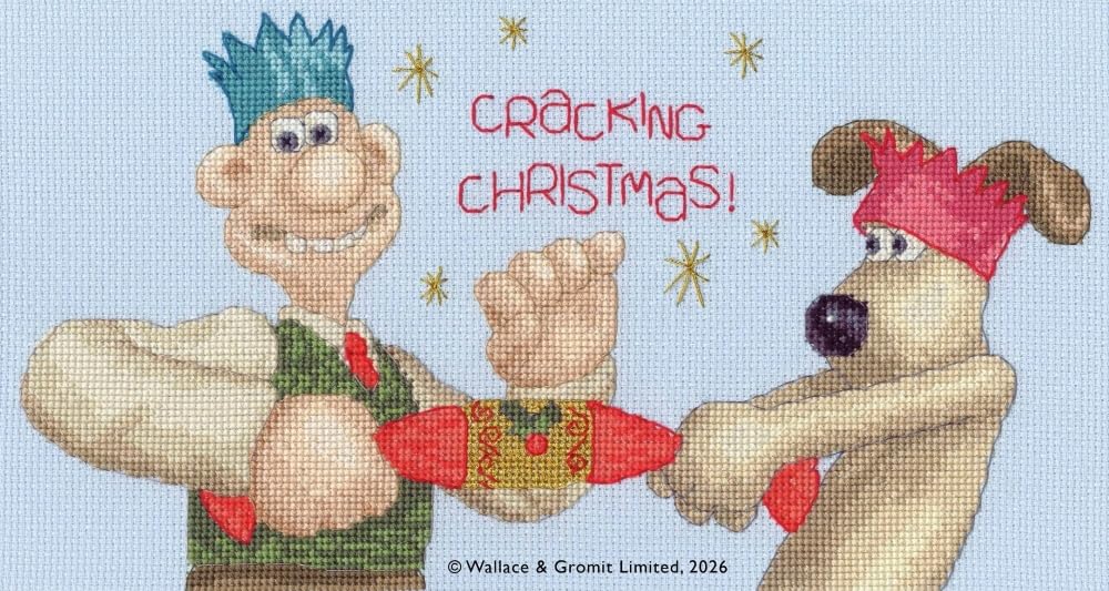 Bothy Threads Counted Cross Stitch Kit - Cracking Christmas!