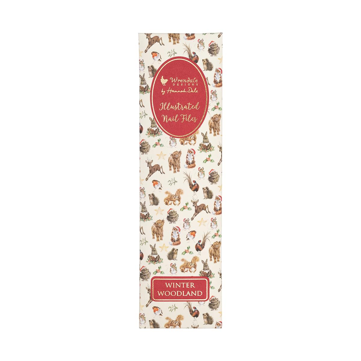 Wrendale Designs - Winter Woodland' Woodland Animal Christmas Nail File, Multi