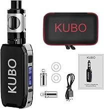 E Cigarette Shisha Starter Set 100 W Mod Kit with 0.5 Ohm/2.0 ml Evaporator 2200 mAh Battery Steamer Vape, Adjustable Watt...