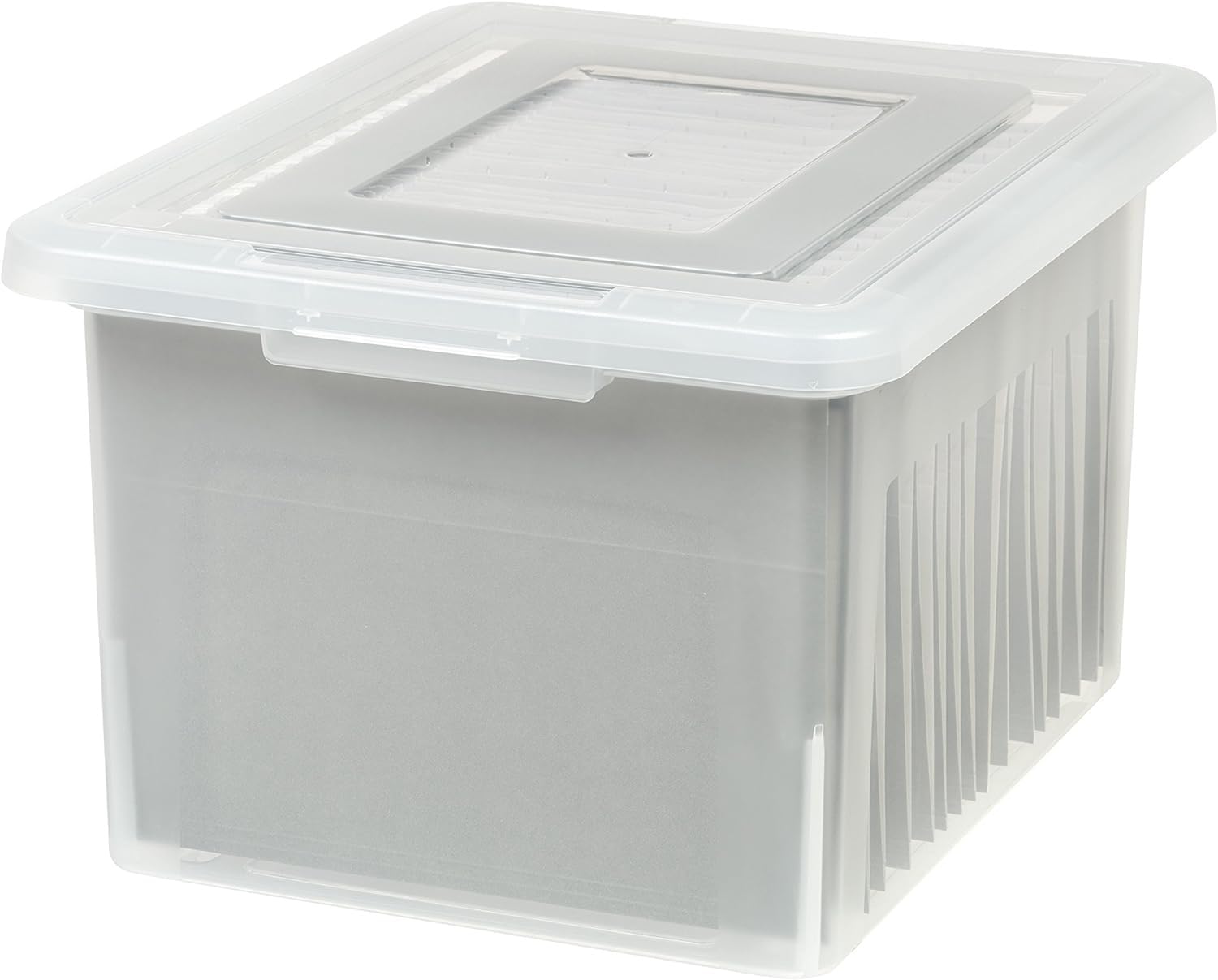 Letter/Legal Size File Box, filing storage organizer,ideal for storing and moving personal items,create a secure stacking experience