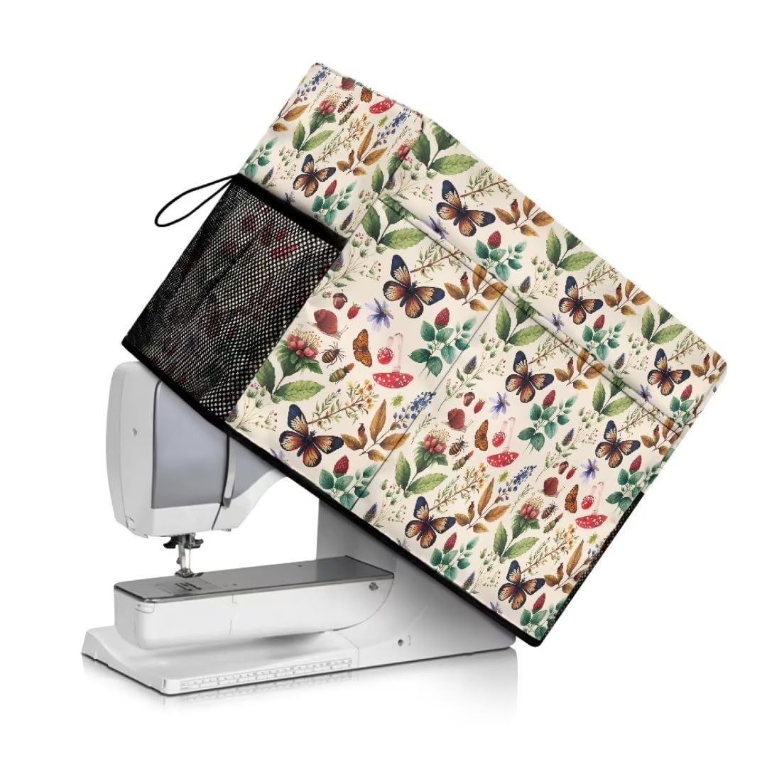 Copertura Protettiva Per Macchina Da Cucire Con Tasche - Antipolvere, Imbottita, Con Maniglia - Foto 4