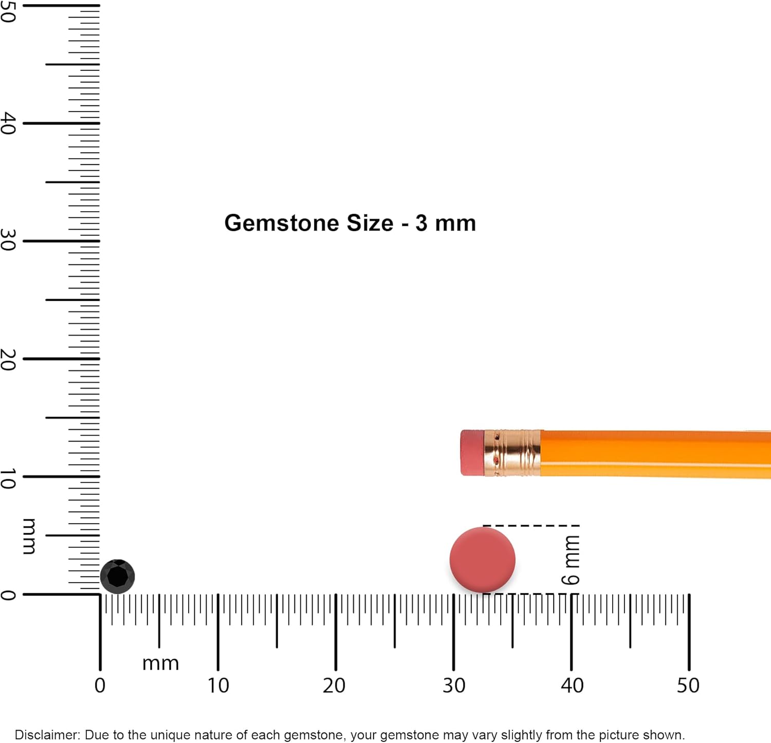 3mm Round Natural Black Spinel Stud Earrings for Women in Sterling Silver, August Birthstone Jewelry Gifts for Her Birthday, Anniversary, Graduation, Christmas (Prong-Set) - Image 3