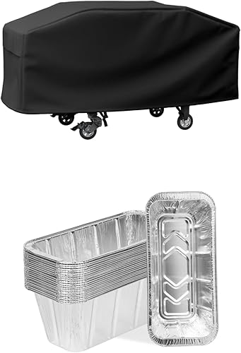 Miniatura 1 de SHINESTAR Cubierta de plancha mejorada para plancha Blackstone de 36 pulgadas, viene con 20 forros para tazas de grasa