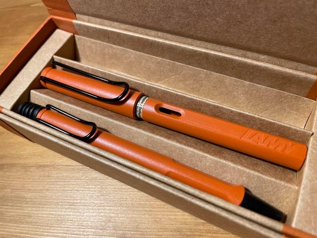 限定 サファリ ファースト 万年筆(F・細字）テラレッド L41TE-F 数量限定ラミー サファリ ファーストセット 万年筆＆ボールペン