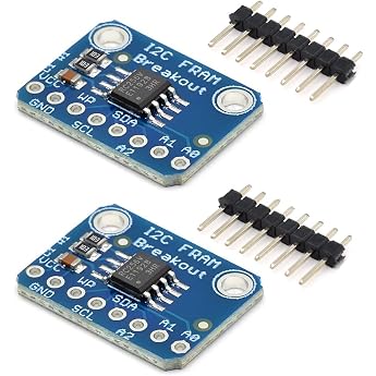 Hailege MB85RC256V Memory IC I2C 32KB Development Tools FRAM Breakout Board Non-Volatile FRAM Breakout Board for IoT Sensor Devices Pack of 2