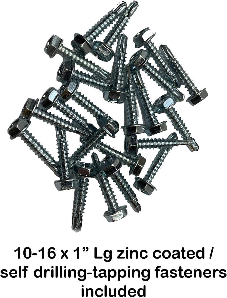 JaCor - Guarnizione a spazzola in nylon da 7,6 cm, resistente alle intemperie, guarnizione a spazzola da 7,6 cm x supporto da 2,5 cm x 2,4 m + spazzole lunghe 2,4 m (4,9 m totali)