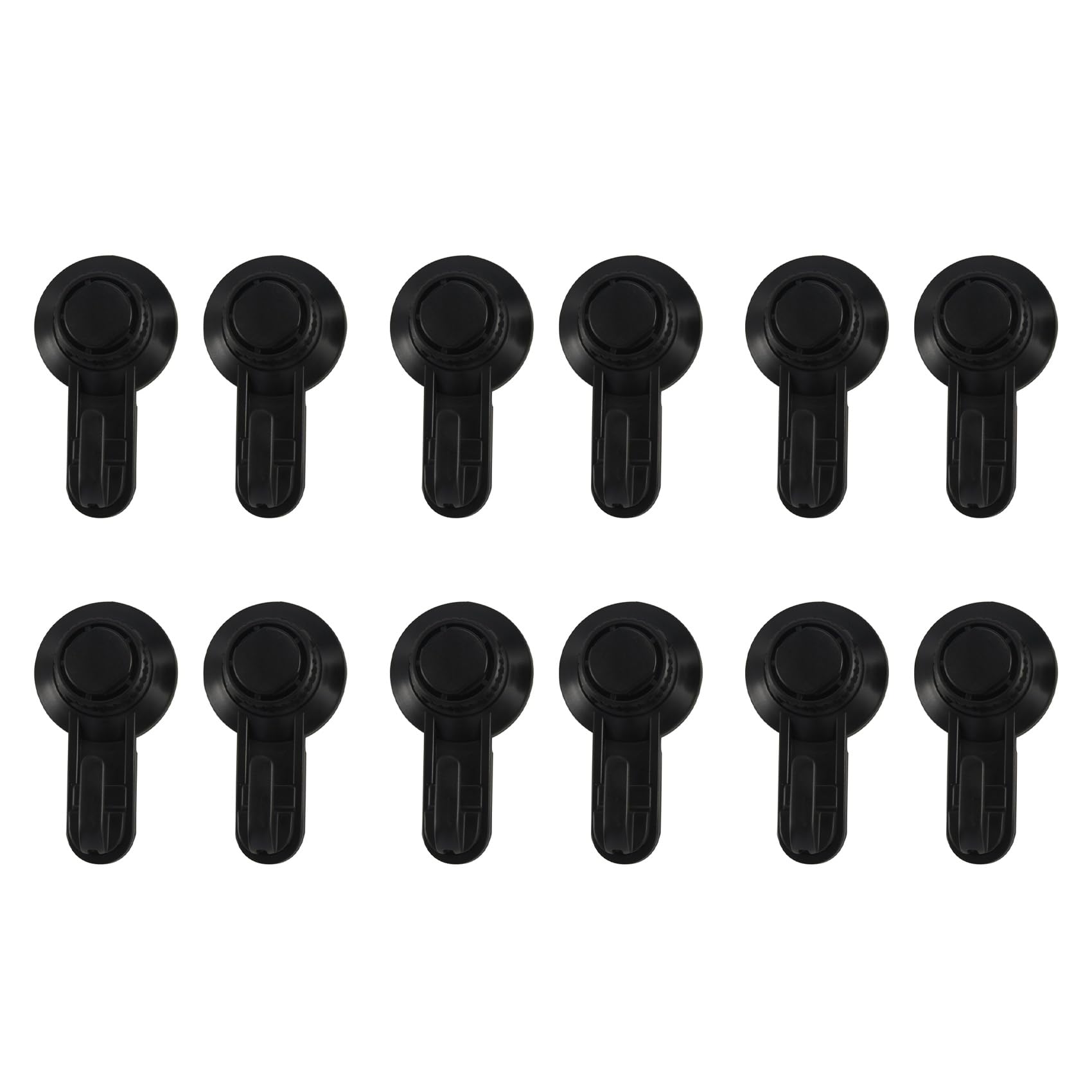 Vjsujehgy 12 Pcs Suction Cup Hooks Powerful Suction Cup Bathroom Hooks,Vacuum Wall Hooks for Towel,Waterproof Shower Hooks