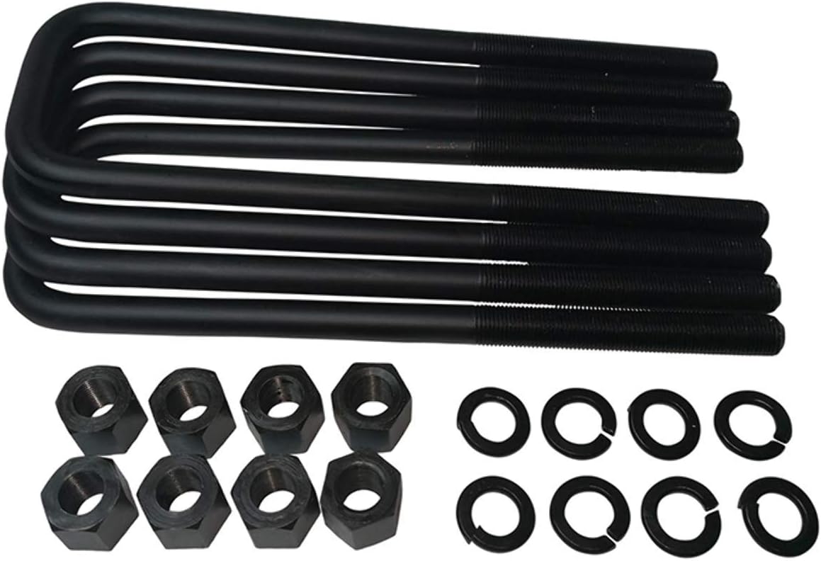 American Automotive fits 1994-2001 Ram 1500 2500 3500 Full Lift Kit 2WD 2.5" Billet Front Spring Spacers + 1.5" Rear Blocks "Road Fury" Series for 2.5" Wide Axles Only