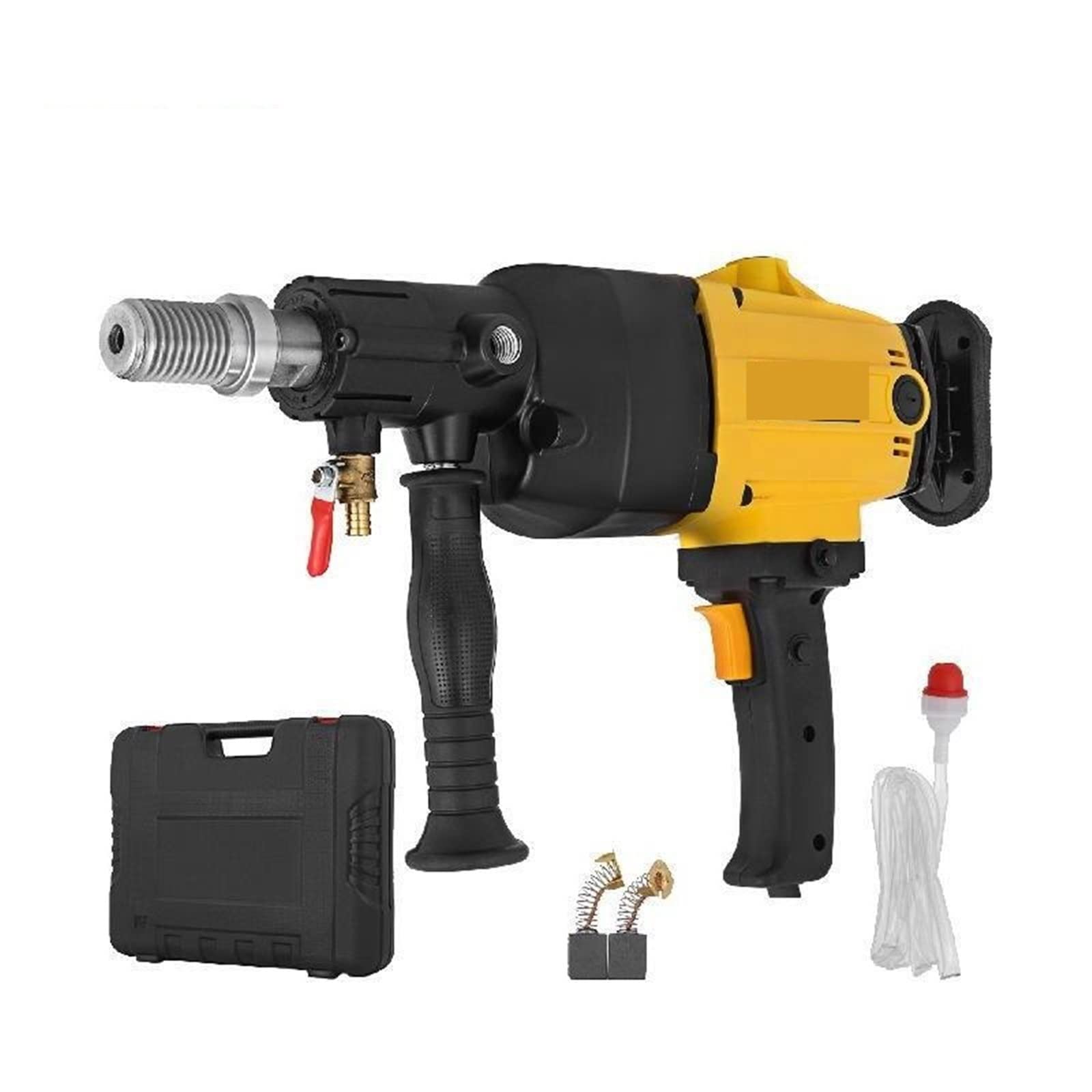 Gqnblvhzupdm One Color 2180W Diamond Core Drilling Machine Handheld Variable Speed Wet Dry Concrete Drill Rig For Brick Stone Ceramic Range 160Mm,High Stability