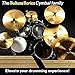 Rhythm Bytes Cymbal Set - New Sultans Series | Complete 7-pcs Drums Set Cymbal Pack Includes 14