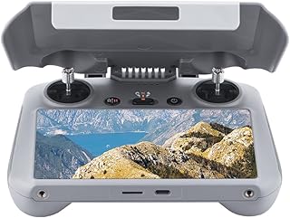 Screen Light Shield Sunshade Hood + Rocker Protector 2 in 1 Foldable Shell for DJI RC 2 Control for DJI Mini 4 PRO/AIR 3 Drone RC2 Quadcopters Drones Accessories