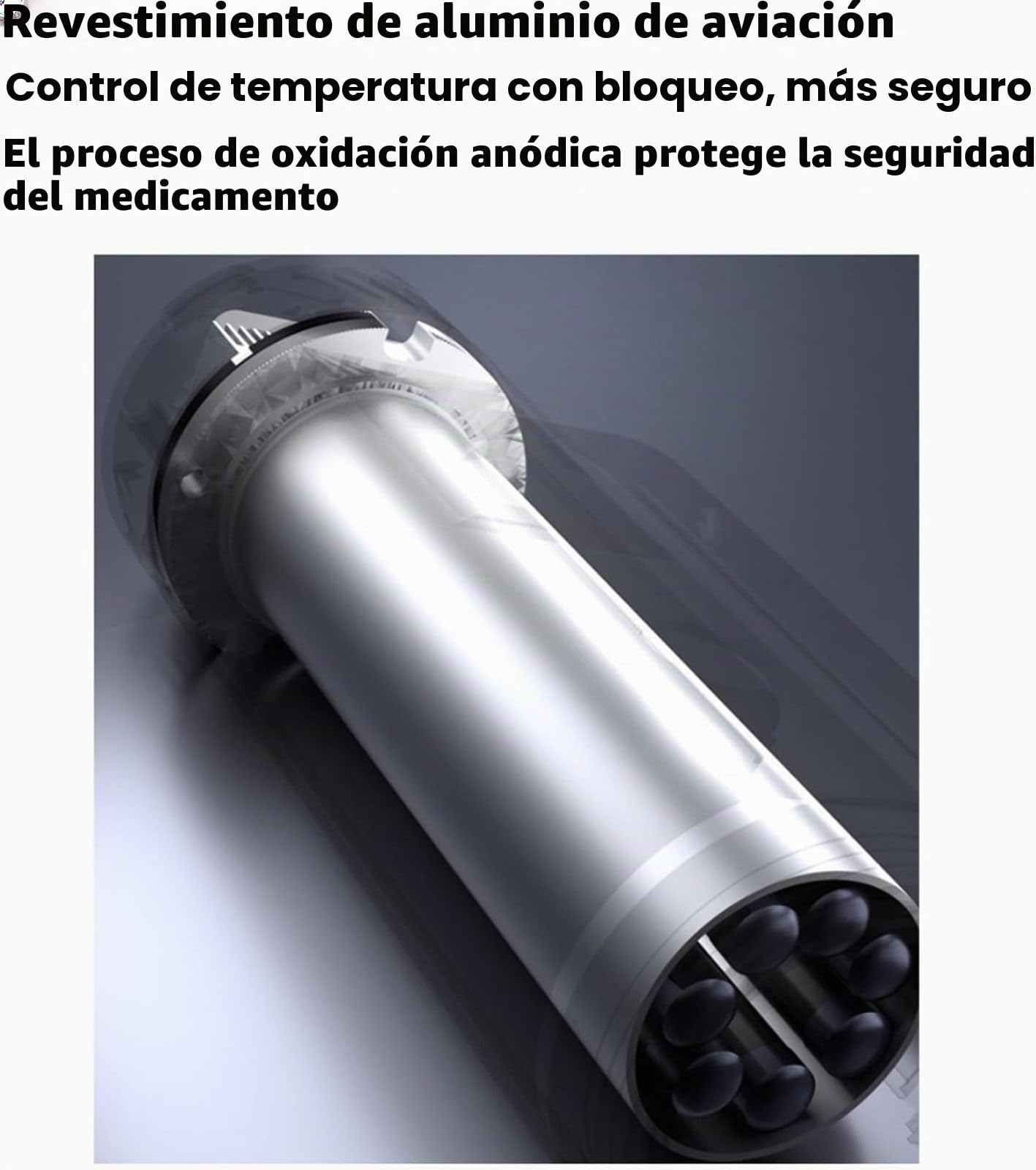 Caso de Viaje de Enfriador de Botella de Insulina, Caja de Viaje de Enfriador Diabético Portátil con Cargador USB, Temperatura de La Caja 0-18 ℃, Control de Temperatura Digital, Black
