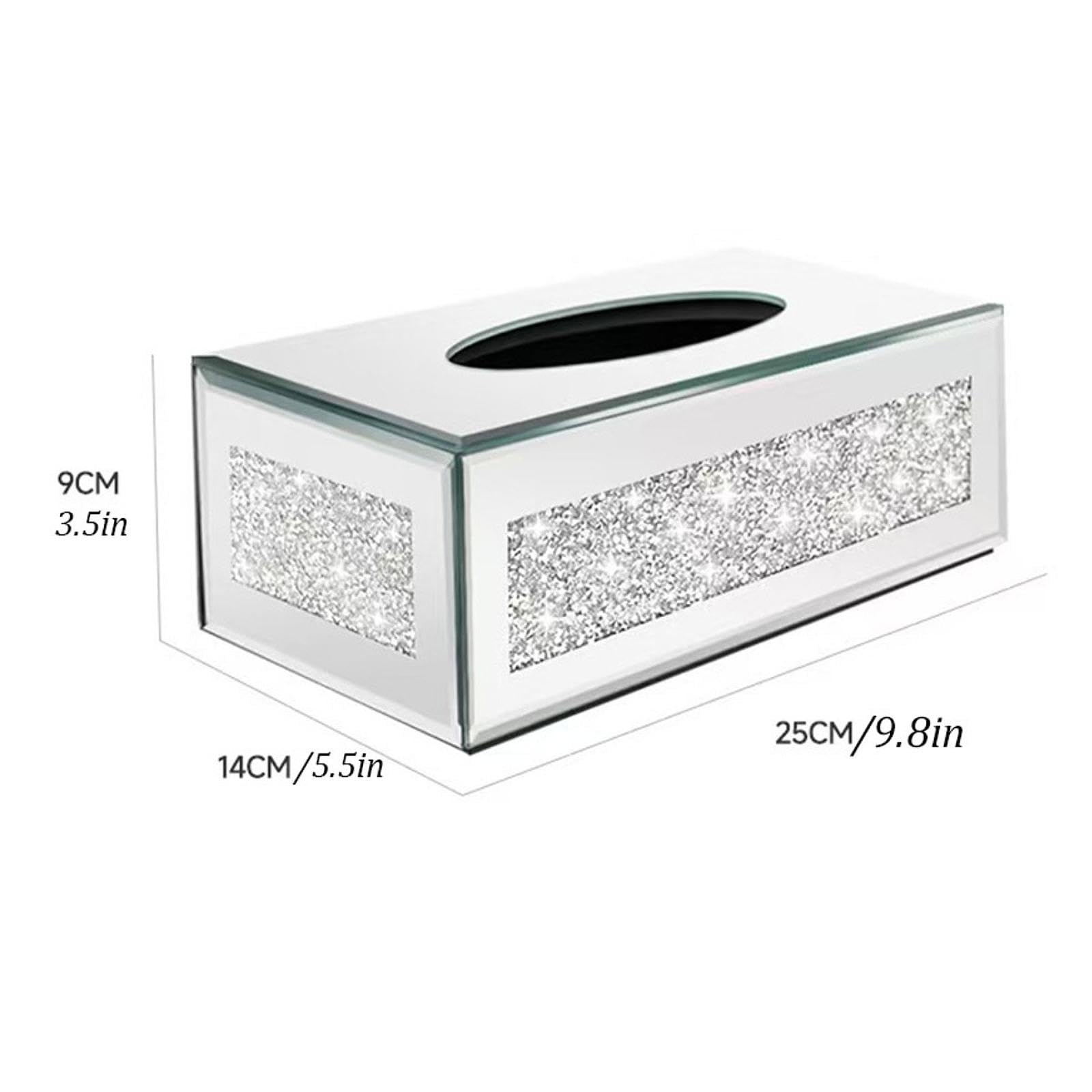 Support de rangement pour serviettes en papier sur comptoir, Argent