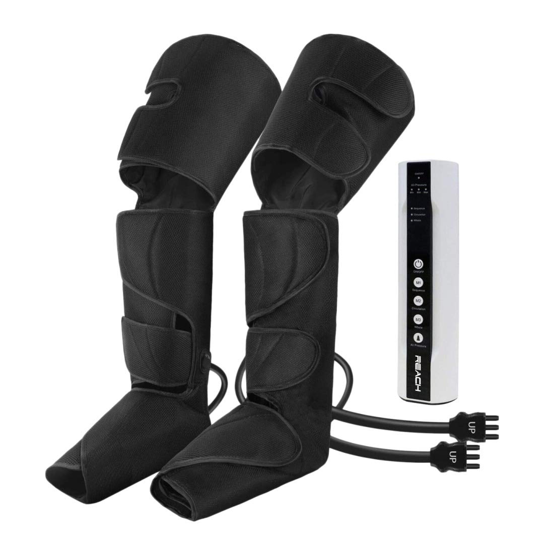 Reach Cozy Leg, Calf & Foot Massager | Air Compression Leg Massager for Pain Relief, Muscle Relaxation & Blood Circulation | Portable Air Pressure Massager (B08P7FQ14G) Amazon Price History, Amazon Price Tracker