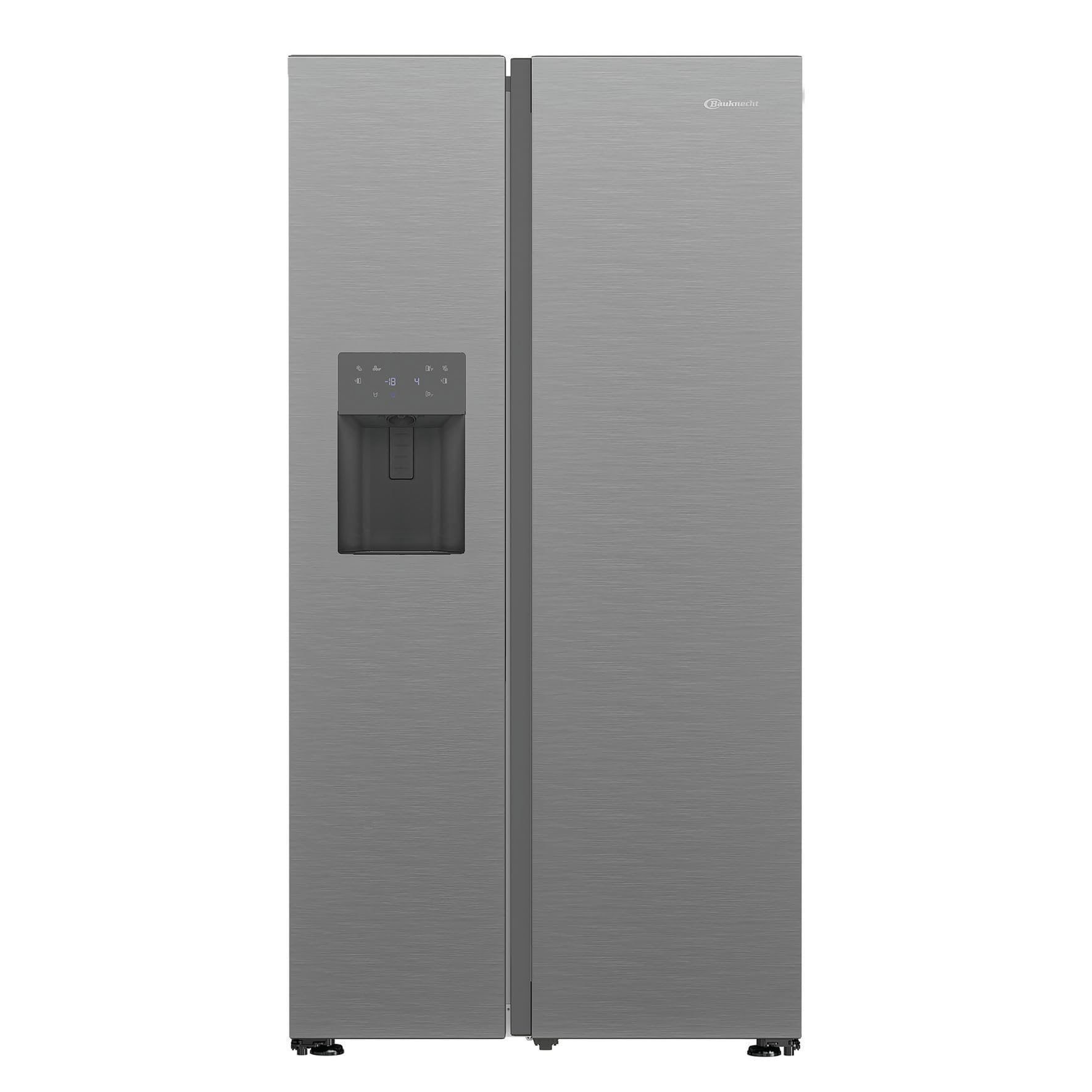 Bauknecht SBS IW D90 PEARL Side by Side Kühl-Gefrierkombination/Inverter Kompressor/Wasser- und Eiswürfelspender/FreshShield/ElegantFit/Dual Cool Total NoFrost