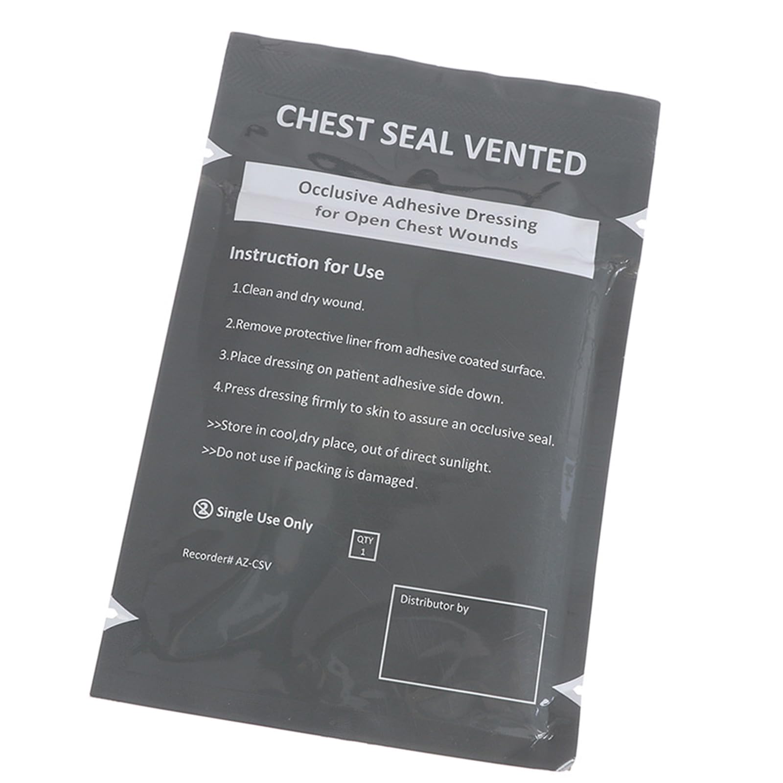 Emergencies Trauma Sticker Chest Seal Vented Medically Patches Outdoor Tool Medically Chest Seal Vented Dressing Bandages Outdoor Tool