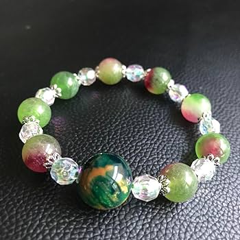 本翡翠 氷種 ブレスレット ミャンマー産本翡翠ブレスレット 天然ミャンマー産本翡翠ブレスレット 16.5cm - メルカリ