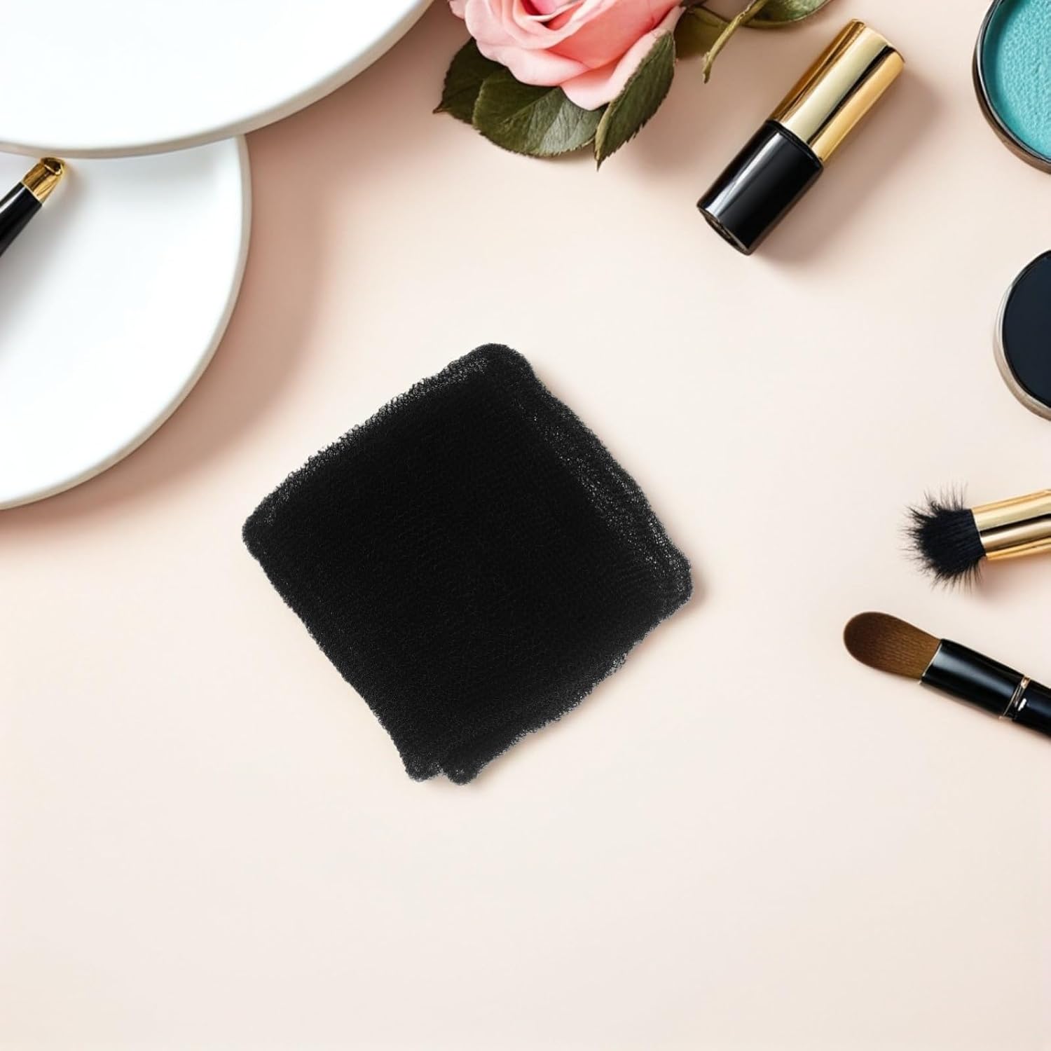 Hair Volume Pad Insert for Updos with 70pcs Hairpins Black Invisible Hair Base Bump Styling Tool for Women Daily Party Wedding