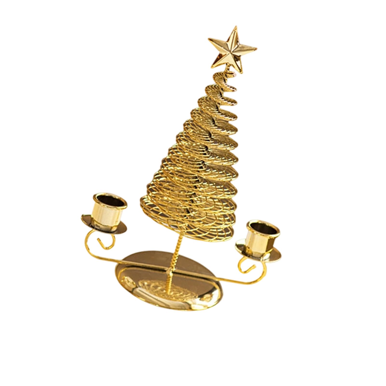 Tsophreniq Metal Taper Holder, Christmas Tree Holders for Pillar, Candlestick Holders for Table Centerpieces Candlestick for Table Centerpieces