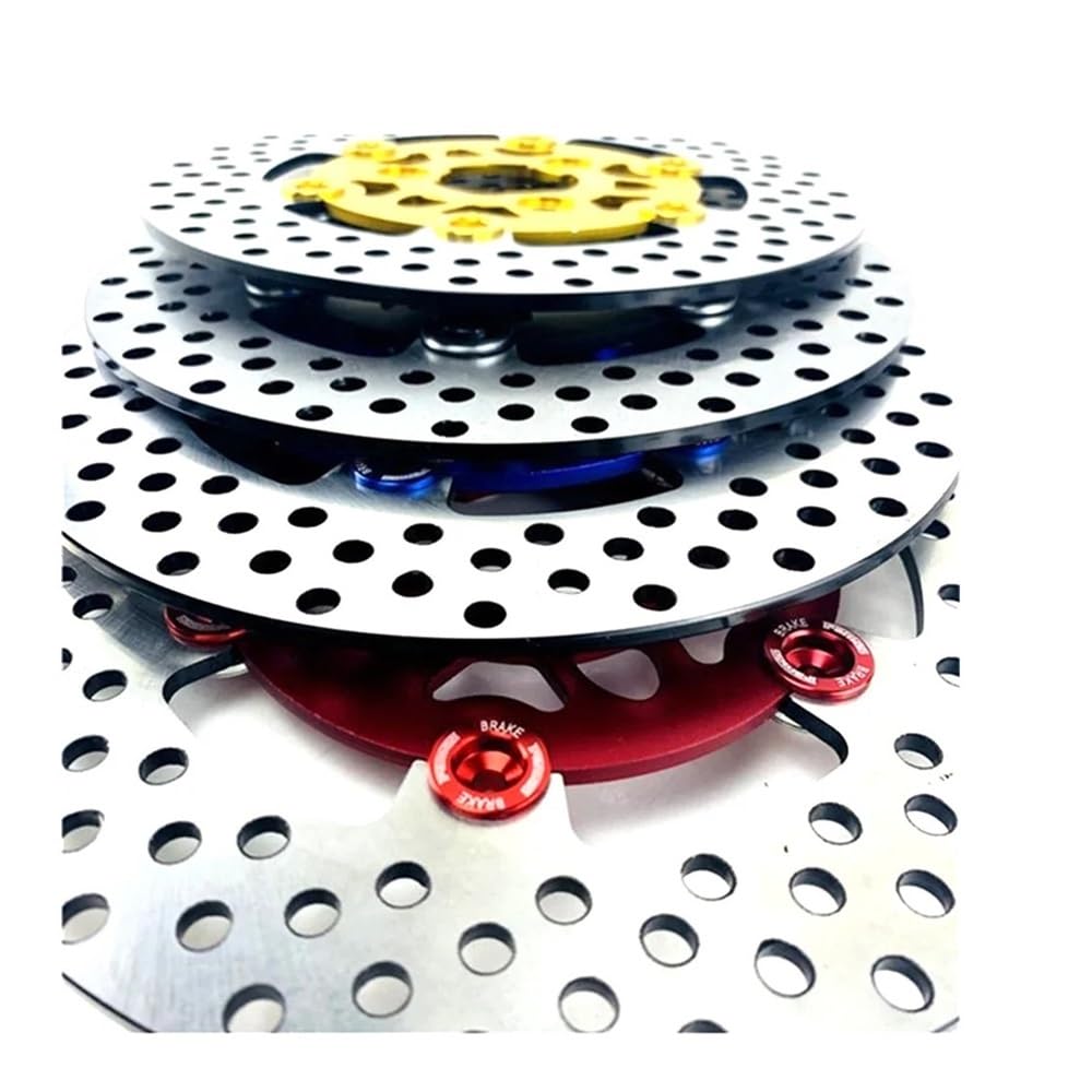 Disco Dischi Freno Moto Moto Universale 3 Fori Per 220mm * 57mm Freno A Disco Flottante Per RSZ JOG FORCE Rotore Set Parti Di Ricambio