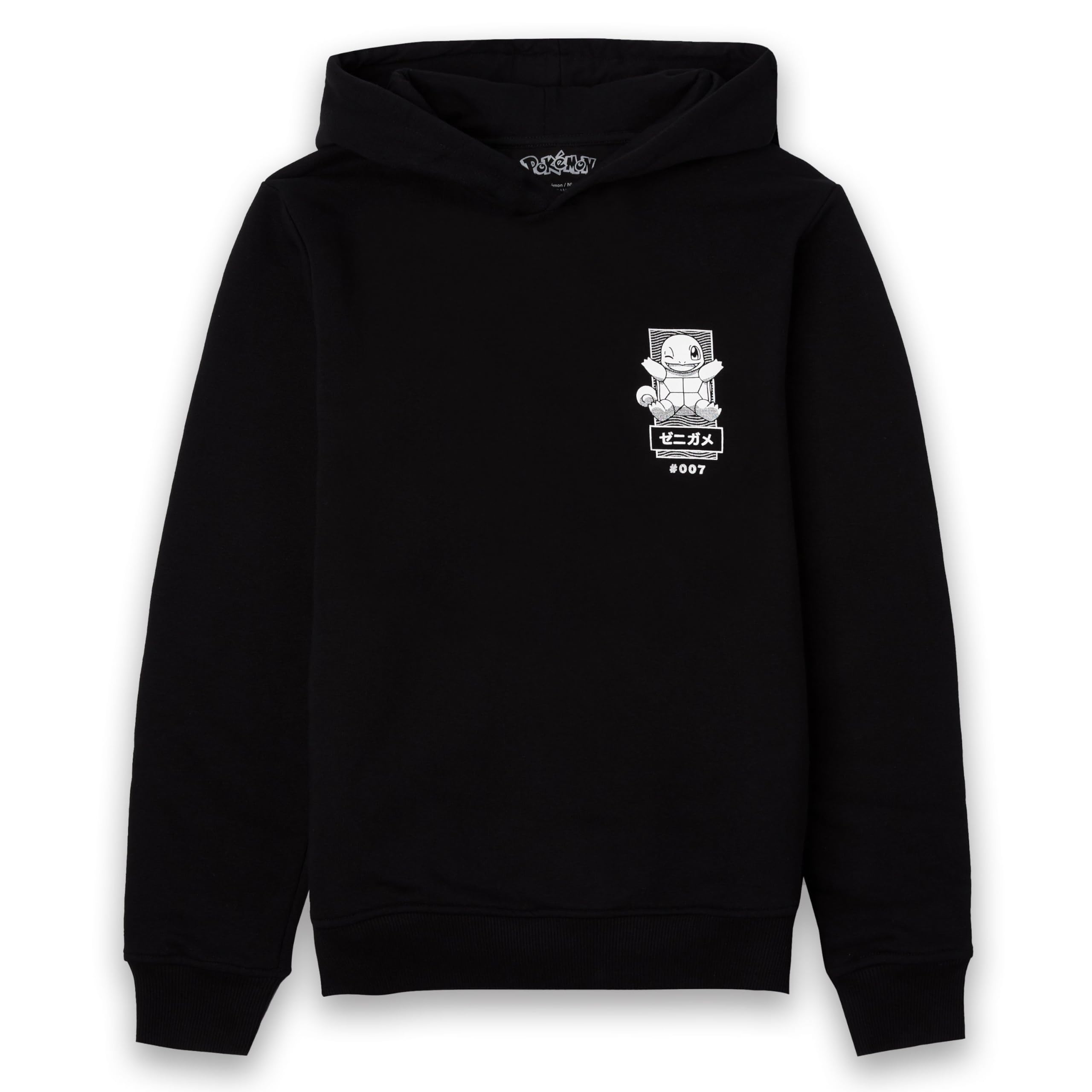 Zavvi Pokémon Squirtle Manga Unisex Hoodie - Black M