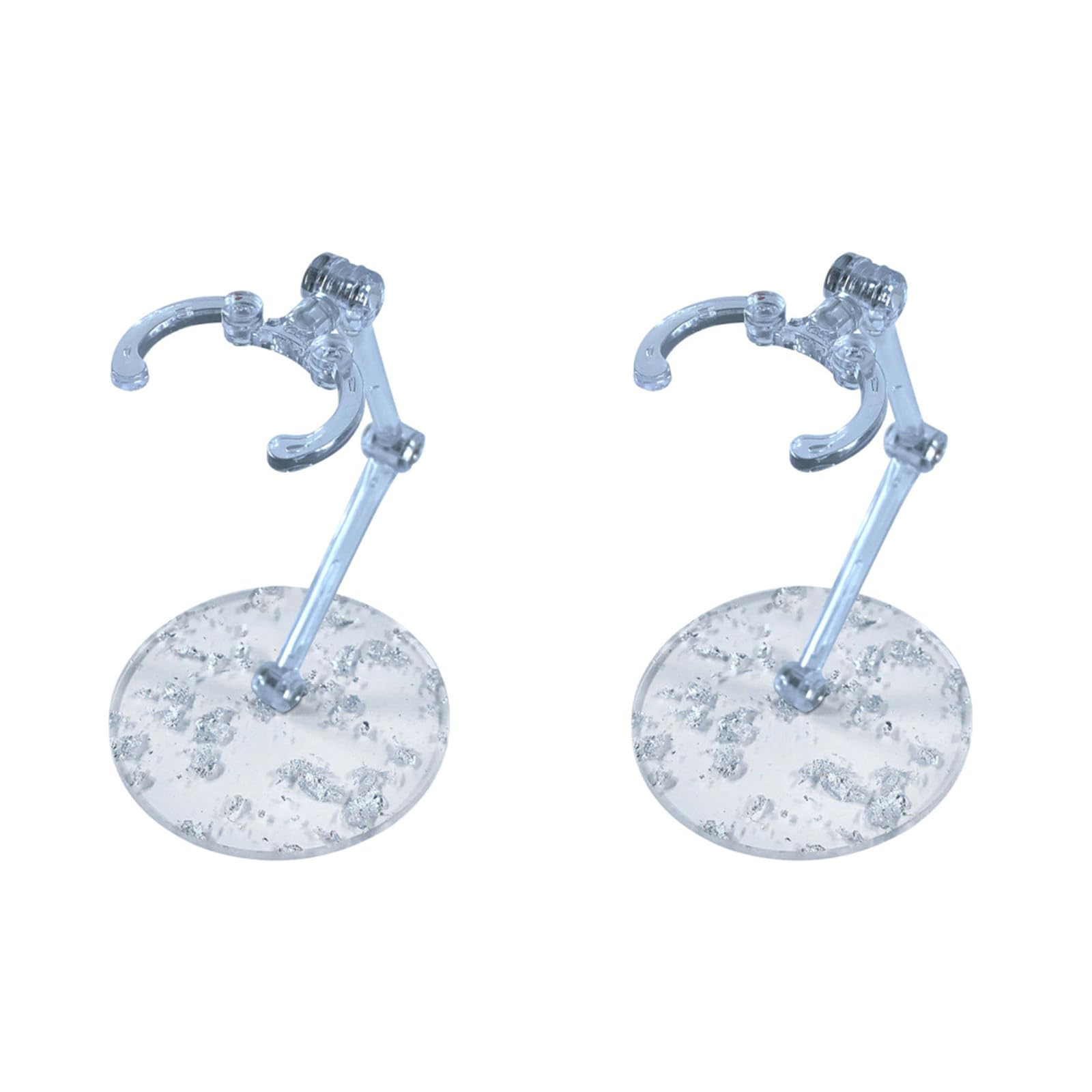 hogtnd Quick Assembly Model Figures Display Stand, Figures Display Base for Anime Dolls and Miniature Statues, Pack of 2 Stand